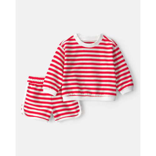 Baby 2-Piece Top & Short Set - Red | Carter's