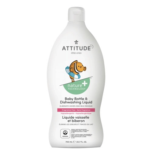 Baby Dish Soap 1L - Vegan formula I ATTITUDE