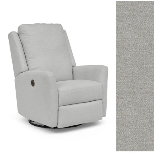 Best Chairs Heatherly Power Swivel Glider Recliner