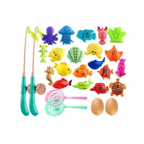 26pcs Bath Toys For Kids Fishing Toys FLOATing Fishing Game Inflatable Swimming Pool Bathtub Toy Set Learning Education Toy Playset(Style And Color Randomly Shipped),Fishing Game Kids,Outdoor Pool,Fishing Pool,Fishing Toy Set,Inflatable Pool,Toys Bath,Sho