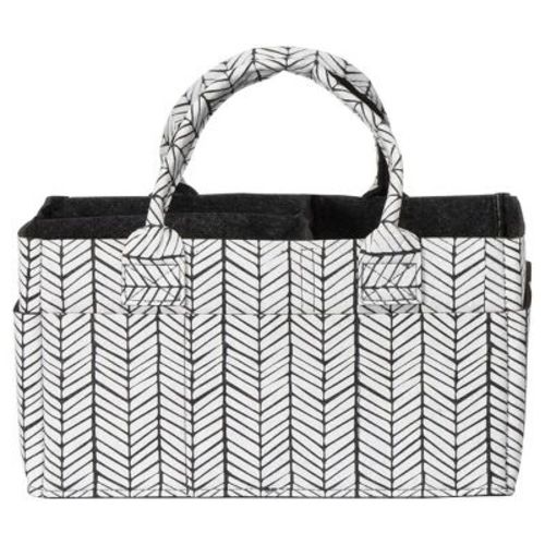 Sammy & Lou Printed Felt Storage Caddy - Herringbone