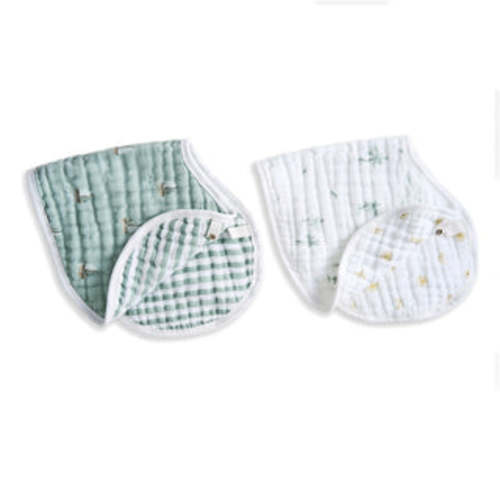 Burpy Bib in Sailing Seas - 2 pack - aden + anais