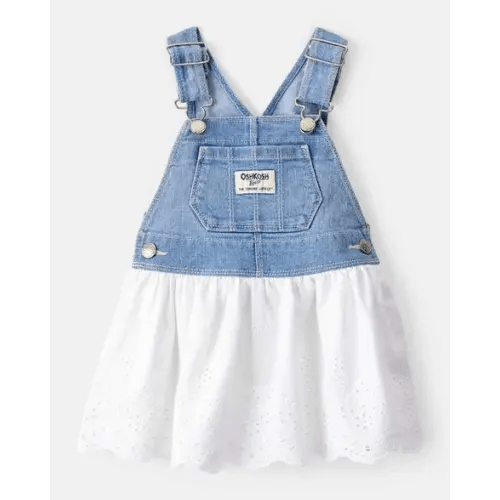 Baby Eyelet Denim Jumper Dress - OshKosh B'gosh | Carter's