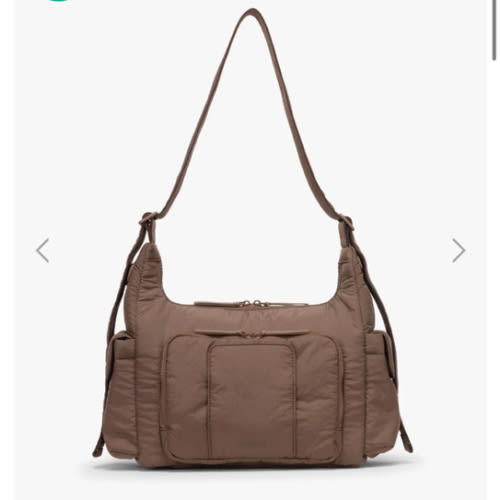 Crossbody Diaper Bag - HAZELNUT