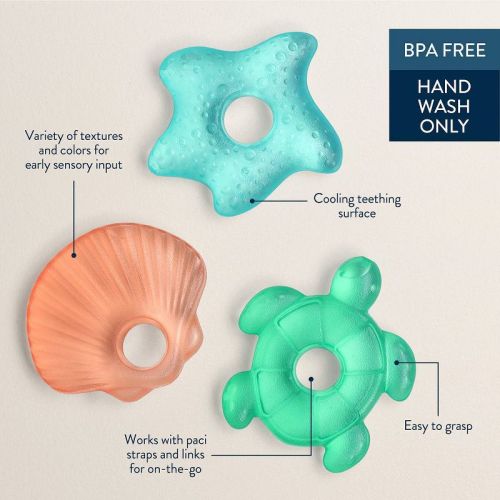 Itzy Ritzy Cutie Coolers 3pk Teether Set - Seaside