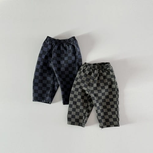 Toddler Bonito Checkered Pull-on Pants (6m-6y) - 2 Colors | AT NOON STORE