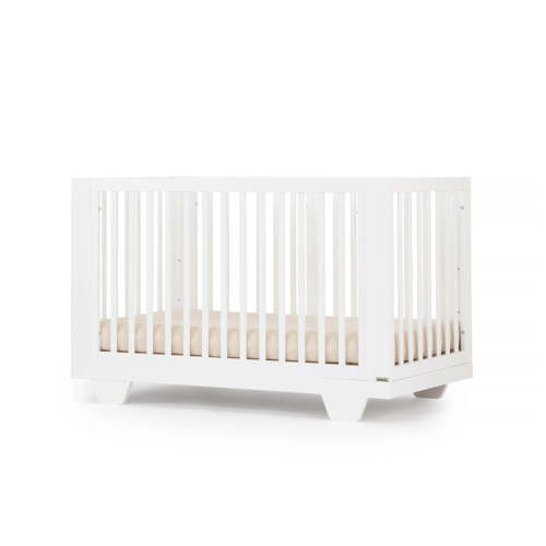 dadada Spirit 8-In-1 Convertible Crib - White