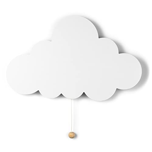 Lumipets Cloud Nursery Decor, Night Light, Kids Wall Light, Battery Operated LED Lights for Bedroom, Lightweight Lighting for Babies, Toddlers, Kids - 17.7 x 11.2 x 1.5-in