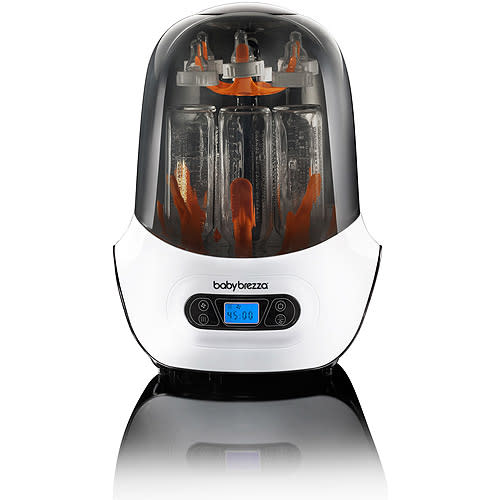 Baby Brezza Electric Baby Bottle Sterilizer and Dryer Machine Steam Sterilizer, Universal Fit Steamer, Sterilizes Pacifiers, Glass, Plastic, and Newborn Feeding Bottles - Walmart.com - Walmart.com