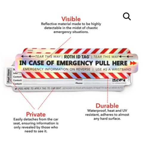 ROTH ID TAG Kit - ROTH ID TAG | Emergency Contact Identification Systems