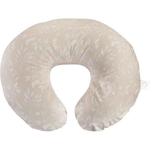 Boppy Original Nursing Pillow, Sand Stick and Twig, Ergonomic Nursing Essentials for Bottle and Breastfeeding, Firm Fiber Fill, with Removable Pillow Cover, Machine Washable