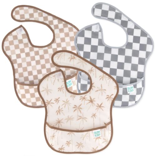 SuperBib® 3 Pack: Palms + Check – Bumkins