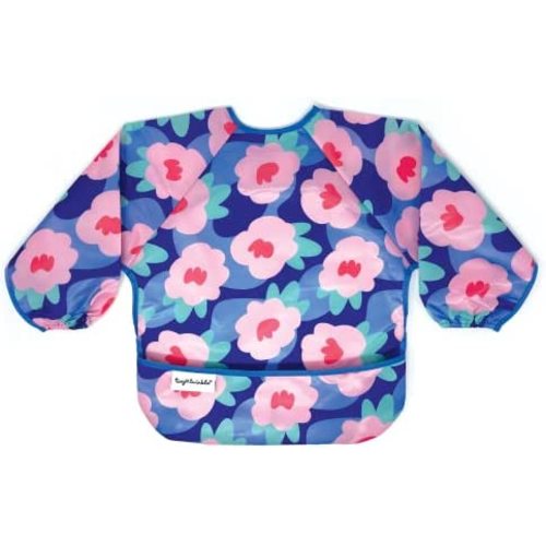 Tiny Twinkle Mess Proof Baby Bib, Full Sleeve Bib Outfit, Waterproof Bib for Toddlers, Machine Washable, Tug Proof Closure