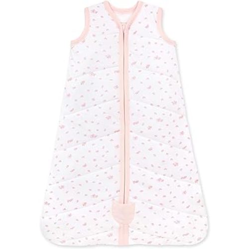 Burt's Bees Baby Beekeeper Wearable Blanket, Organic Cotton Swaddle 0.5 or 1.5 TOG, Newborn Essentials Shower Gift