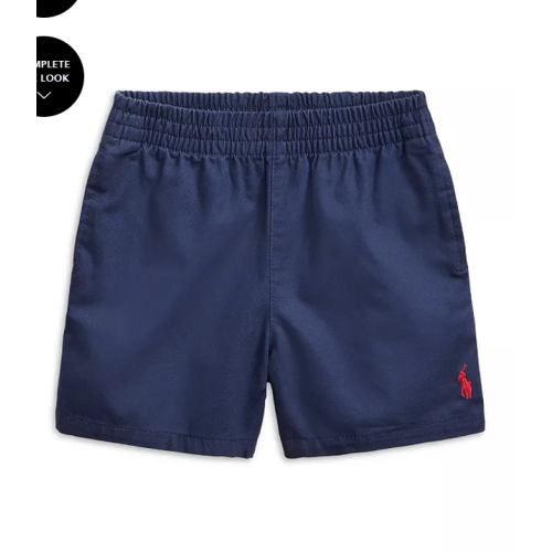 Boys' Cotton Twill Pull-On Shorts - Baby