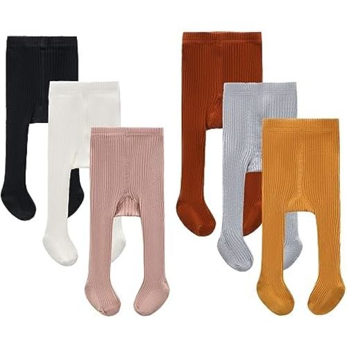CECORC Baby Girls Tights Toddler Cable Knit Leggings Thick Cotton Infant Stockings Pantyhose 1-10T