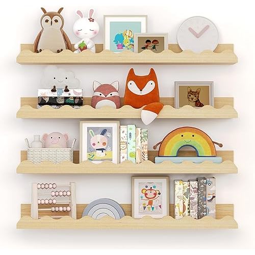 Nusery Shelves (23 Inches, Wood)