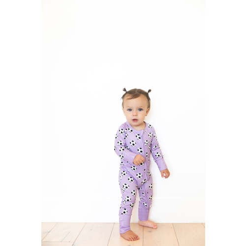 PURPLE SOCCER | ZIPPER ONE PIECE