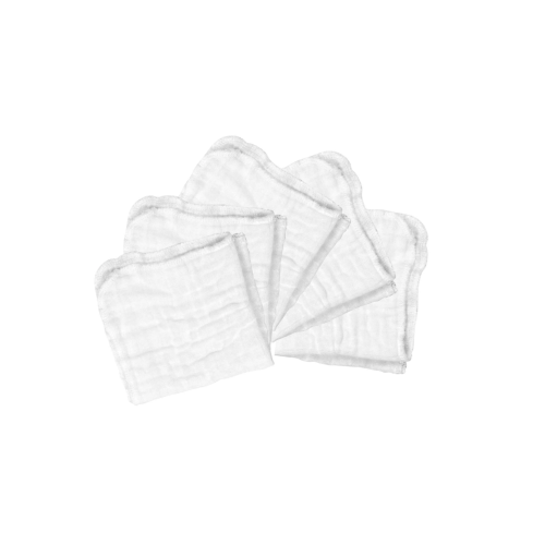Organic Cotton Muslin Cloths (5 pack)