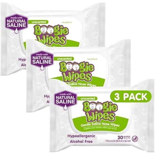 Eleeo Unscented Alcohol-Free Boogie Wipes with Aloe - 30 Count (3 Pack)