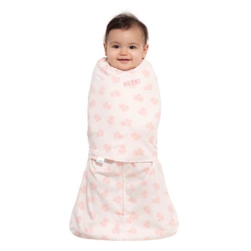 Halo Innovations Sleepsack 100% Cotton Swaddle Wrap - Soft Pink - Nb