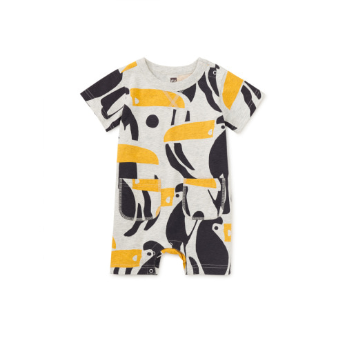 Double Pocket Baby Romper