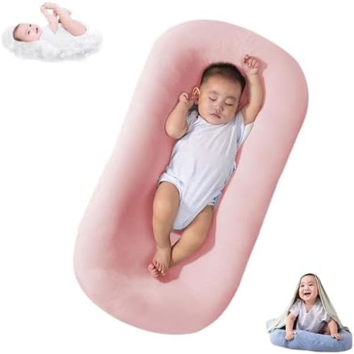 Baby Lounger for Newborn Bionic Design Lounger for Baby Soft Organic Baby Floor Seat for Infant Babies 0-24 Months