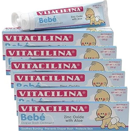 Vitacilina Bebe Diaper Rash Ointment 1.76 oz., 6 Pack