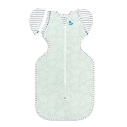 Love To Dream Swaddle Up Transition Bag Adaptive Organic Swaddle Wrap - Celestial Dot Mint - L