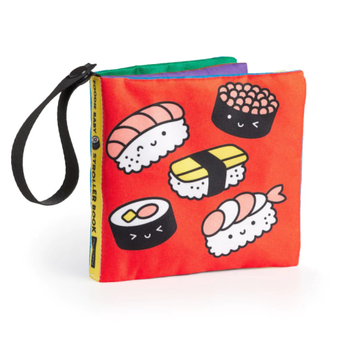 Foodie Baby Crinkle Fabric Stroller Book - ZukaBaby