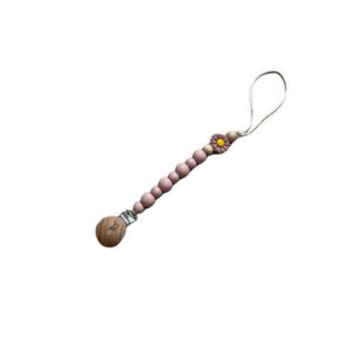 Daisy - Grande Pacifier / Toy Clip – Three Hearts Modern Teething Accessories