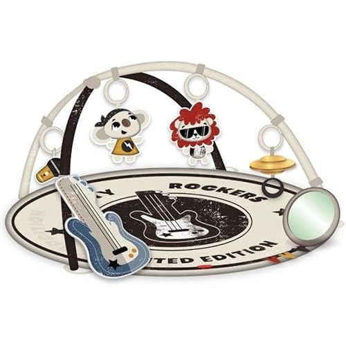 Tiny Love Roll With Me Baby Gym, Rock'n'roll Inspired Activity Gym Newborn with Music, 0-36 Months, Baby Play Mat, 20 Activities, Music Toy to Bring, Adjustable Frames, Tiny Rockers