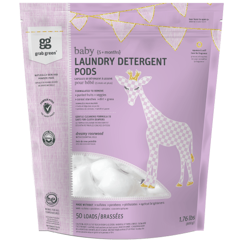 Eco-Friendly Baby Laundry Detergent Pods | Grab Green Home