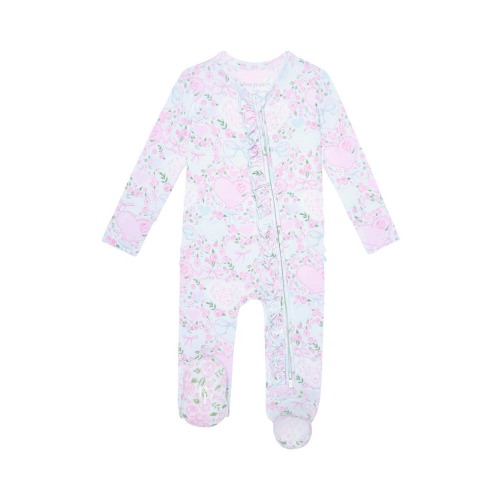Ruffle Zip Footie