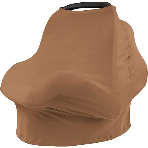 Baby Car Seat Covers- Multi-use Carseat Canopy for Babies, Stretchy Infant Carseat Cover Boy, Shower Gifts for Unisex Boys and Girls