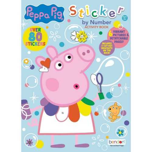 Peppa Pig Sticker - By Number Book
