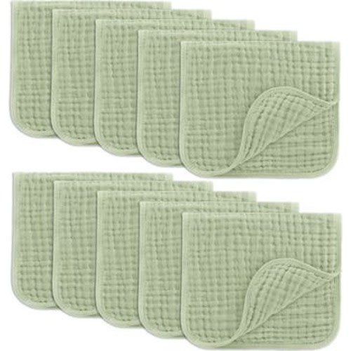 Muslin Burp Cloth for Baby, Pack of 10
