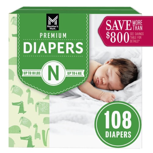 Baby Diapers, Sizes: Newborn