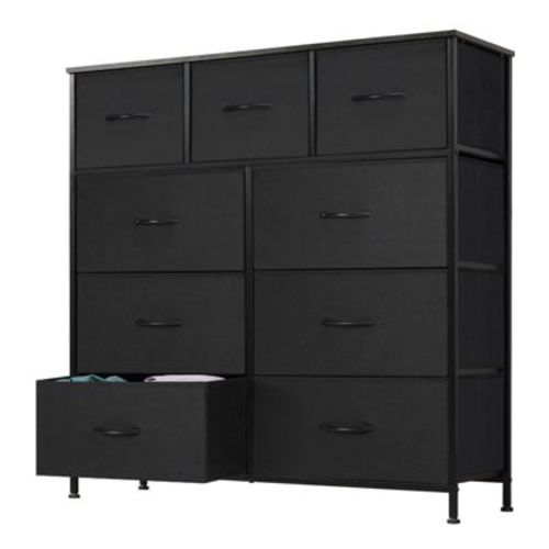 JIONJOY 9 Drawer Storage Dresser Chest - White