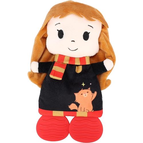Kids Preferred Harry Potter Hermione Teether Plush Toy Crinkle Cloth for Newborn Baby Boys and Girls, 10 inches