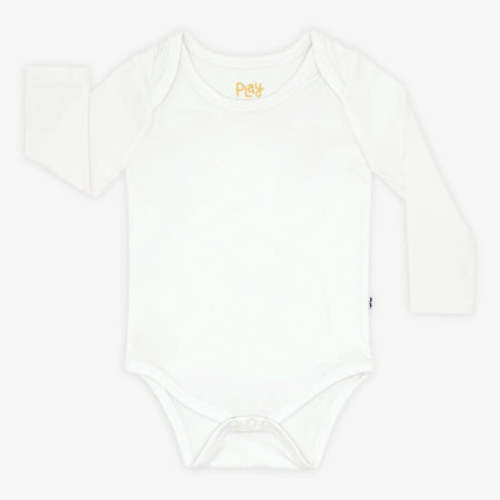 Soft White Long Sleeve Bodysuit