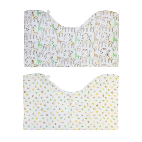 Parents’ Choice 2 Pk. Muslin Convertible Bib & Burp Cloths