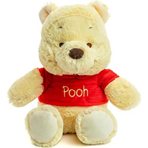 KIDS PREFERRED Disney Baby Winnie the Pooh and Friends Stuffed Animal with Jingle and Crinkle, Pooh 12”, Standard