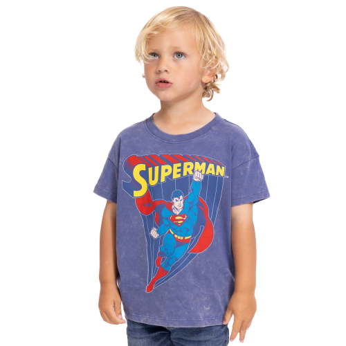 DC Comics Toddler Boys' Superman Graphic Tee with Short Sleeves, Sizes 12M-5T