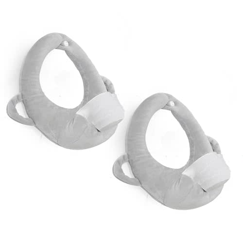 FIKETLXU 2 Pack Baby Pillow,Breastfeeding Pillow,Nursing Cushion for Bottle Feeding Comfort,Arm & Wrist Relief Pillow for Infant Care(Gray)