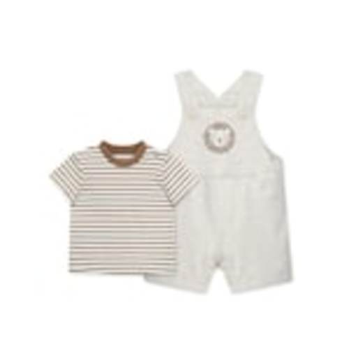 Little Me 2-Piece Lion Shortall Set (Baby Boy) at Von Maur