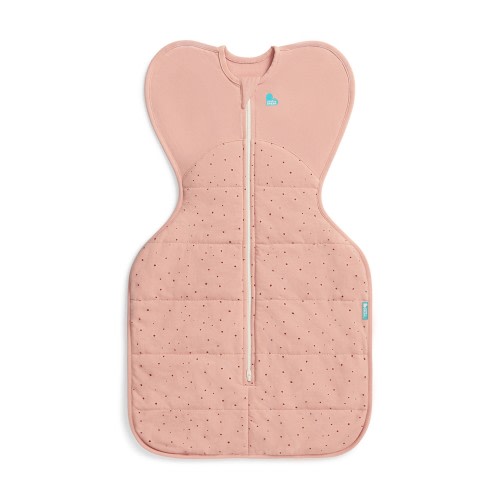 Love To Dream Quilted Stretch Cotton Swaddle Up 2.5 Tog Pebbles Rose Size Newborn