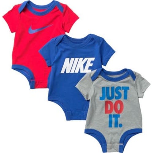 JDI Swoosh Logo Bodysuit - Set of 3