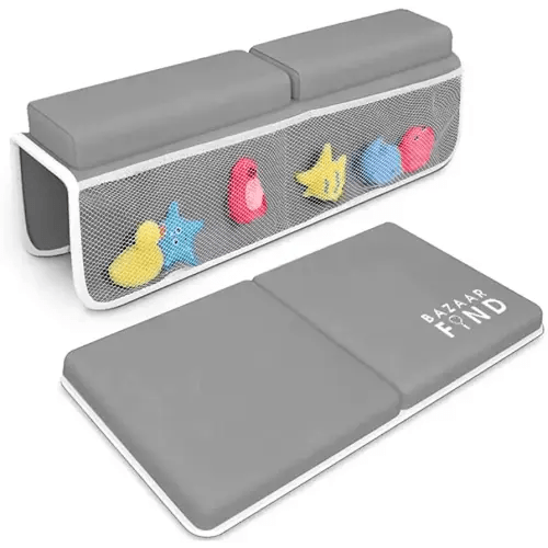Baby Bath Kneeler And Elbow Rest Pad Set - Bath Kneeling Pad For Bathing Baby - Baby Bath Knee Pad Bathing Baby - Comfortable Bath Kneeling Mat Extra Thick, Soft - Baby Bath Elbow Rest - Bazaar Find