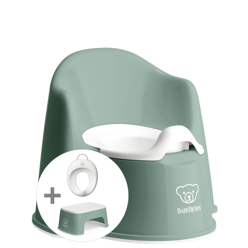 Potty Training Bundle: Deep green/White